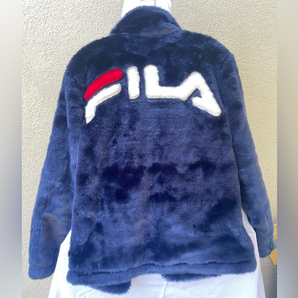 FILA Faux Fur Jacket - Picture 3 of 7